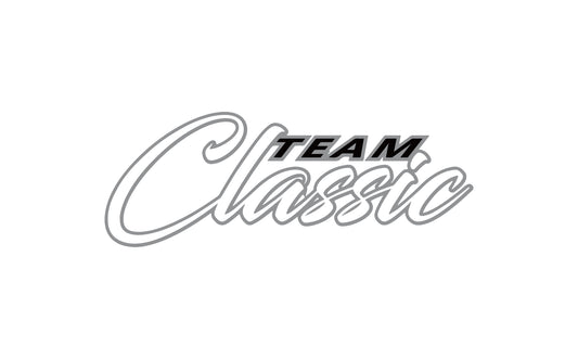 White Team Classic Decal