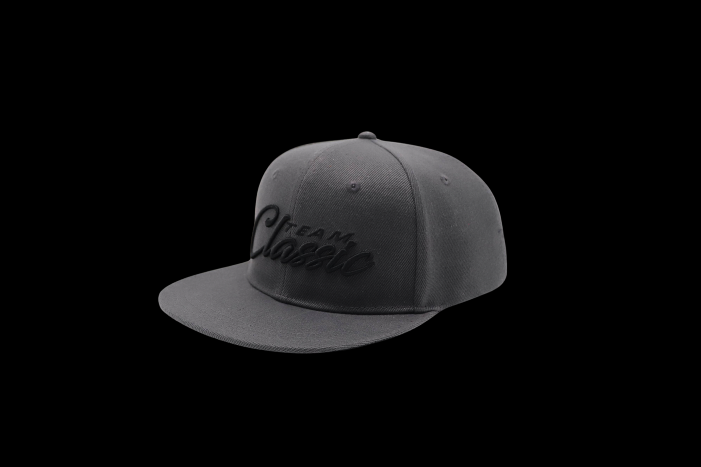 Dark Grey Cap Black Team Classic